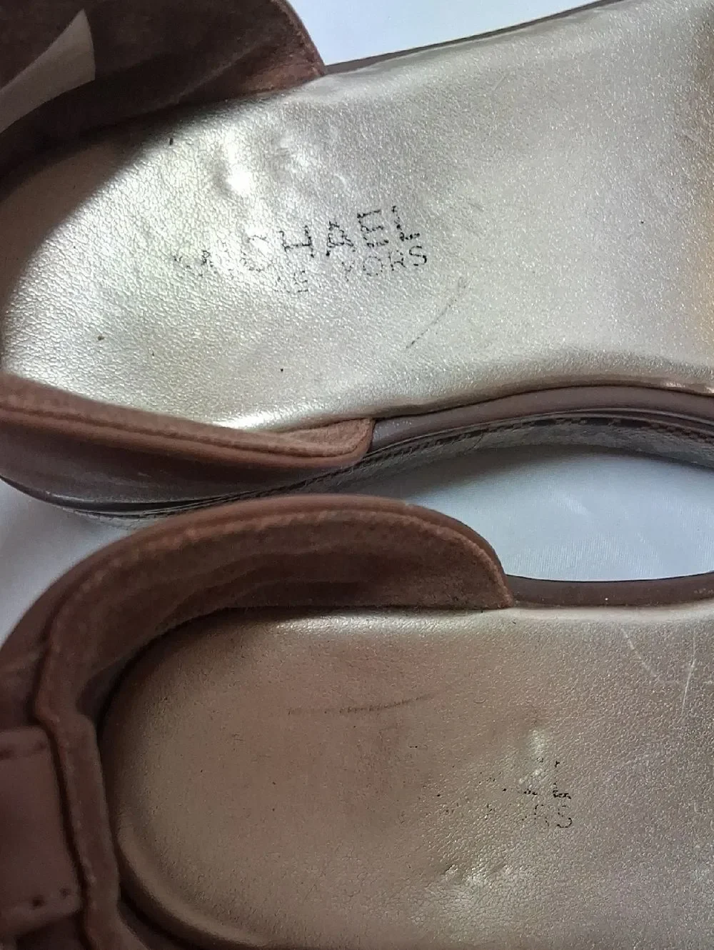 Michael Kors Brown/Tan Platform Ankle-Strap Sandals Size 12 Toddler Girl